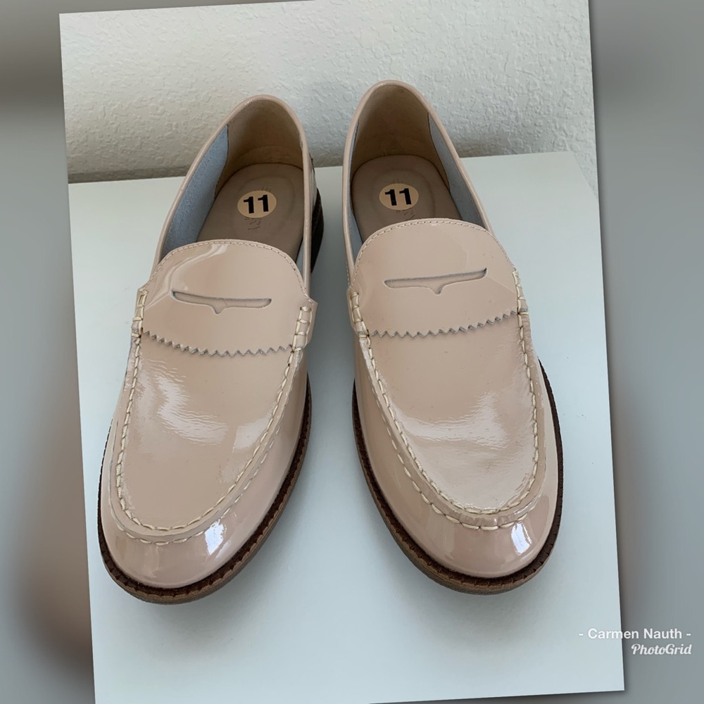 Final $ NWOB Sperry Waypoint Patent Penny Loafers